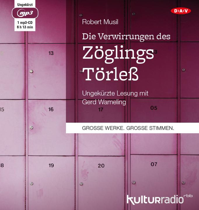 Produktbild Die Verwirrungen des Zöglings Törless (Robert Musil, Deutsch)