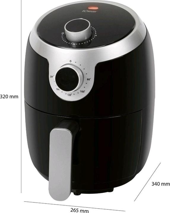 Actual product image Bomann FR 6050 H black
