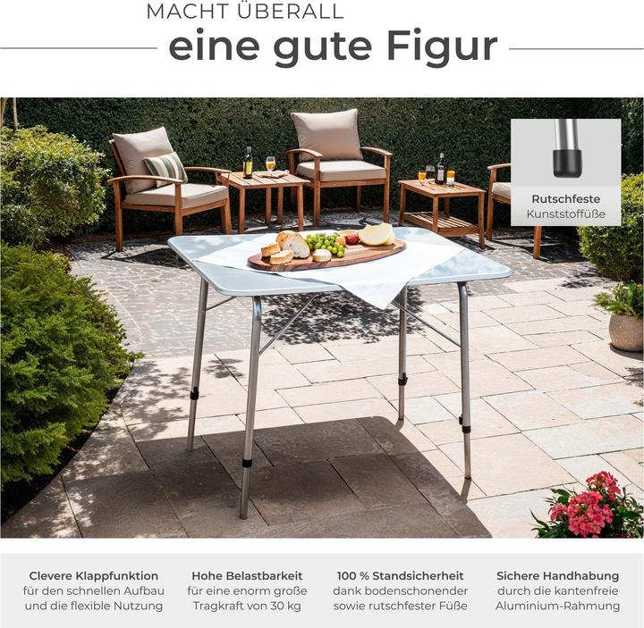 Produktbild tectake Camping Klapptisch