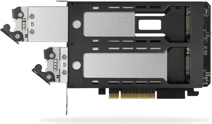 Produktbild Icy Dock ToughArmor 2x M.2 NVME to PCIe 4. card bifurcation w/tra