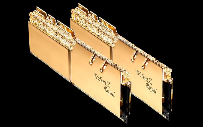 Actual product image G.Skill Trident Z Royal (2 x 8GB, 3200 MHz, DDR4-RAM, DIMM)