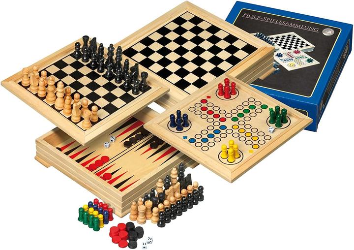 Philos Wooden Game Collection Travel Version (German)