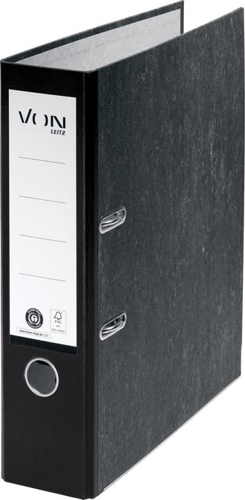 Image du produit von Hallers Classeur 8 cm, Noir (A4, 80 mm, 1 pièce(s))