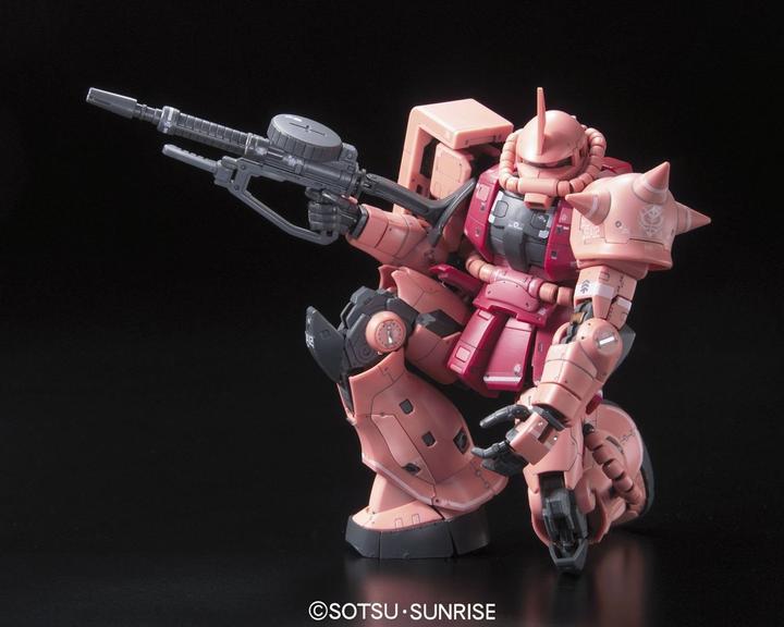 Actual product image Bandai RG Zaku II Char