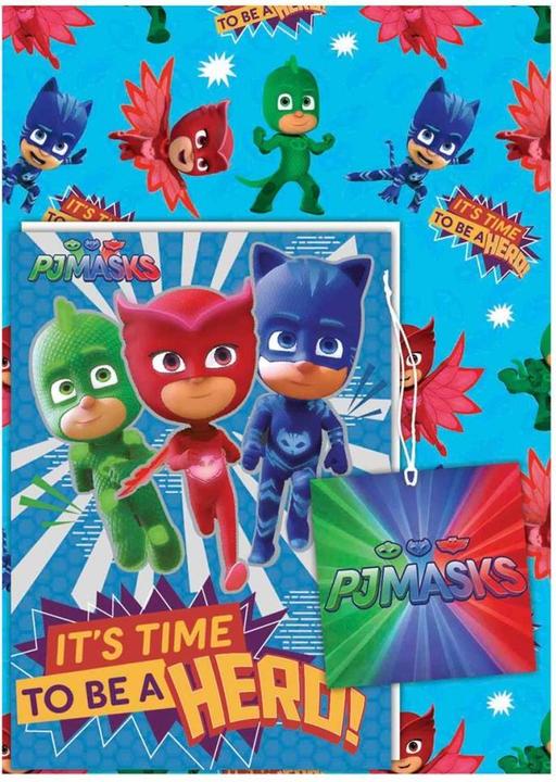 Produktbild PJ Masks Geburtstagskarte It's Time To Be A Hero Karton Papier (2 Stk.)