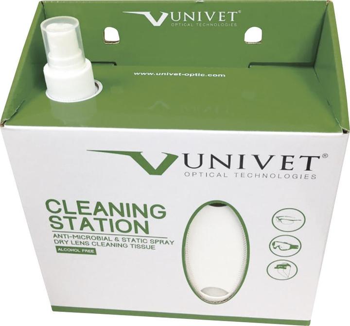 Actual product image Magni Univet glasses cleaning station250ml 280cloths