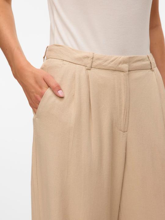 Actual product image Vero Moda VMMINDY Mid-rise waist trousers Wide leg trousers (W44/L30)