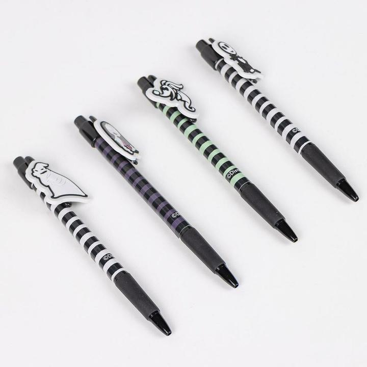 Produktbild Cerda L'ETRANGE NOEL de Mr JACK - Set de 4 Stylos à Bille (White, no ir, 4 x)