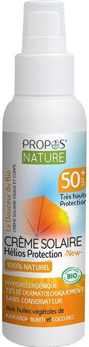 Actual product image Propos Nature Crème Solaire Helios 50 (Suntan cream, SPF 50, 75 ml)