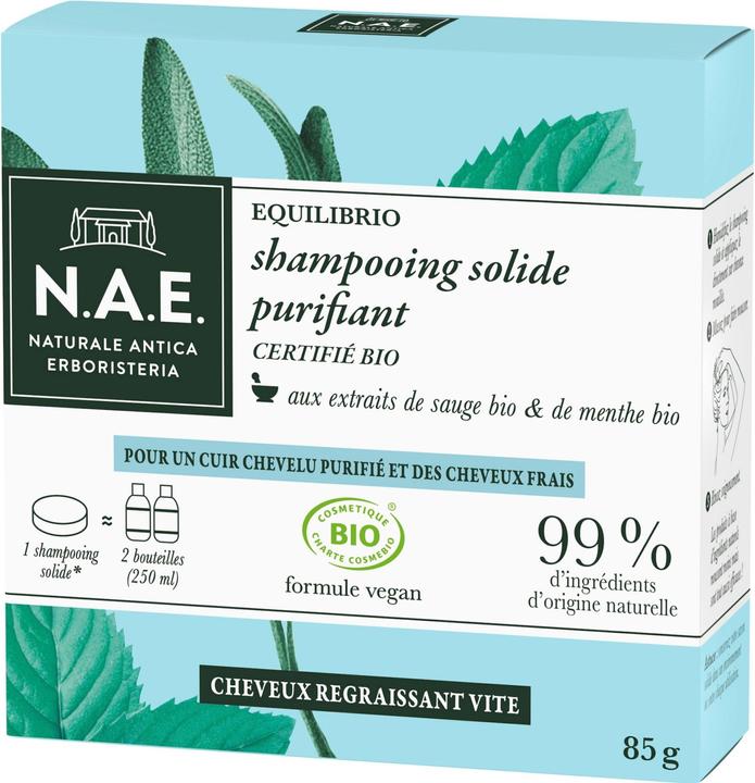 Image du produit N.A.E. Naturale Antica Erboristeria shampooing solide clarifiant 85 g (Shampoing solide)