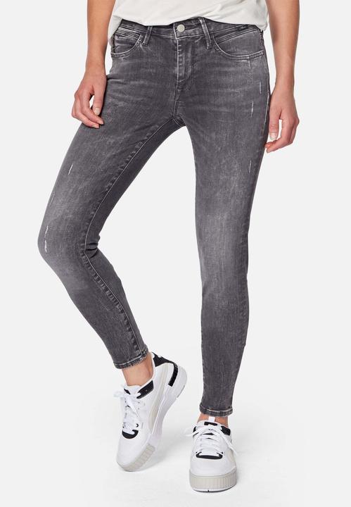 Produktbild Mavi Adriana Jeans Skinny dark grey distressed glam (29)
