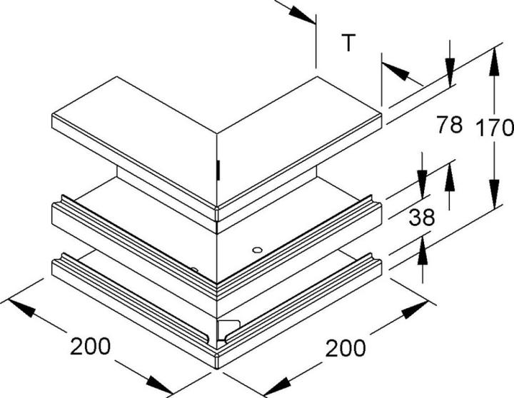Produktbild Niedax DKA 170-78T80 C (8 cm)