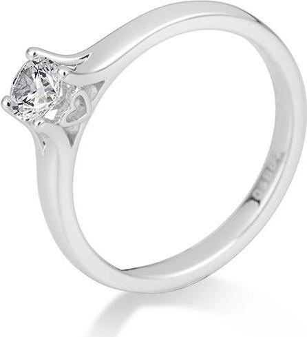 Actual product image Breuning 4 prong set from 0.40 ct. (50, 585/14 K Gold)