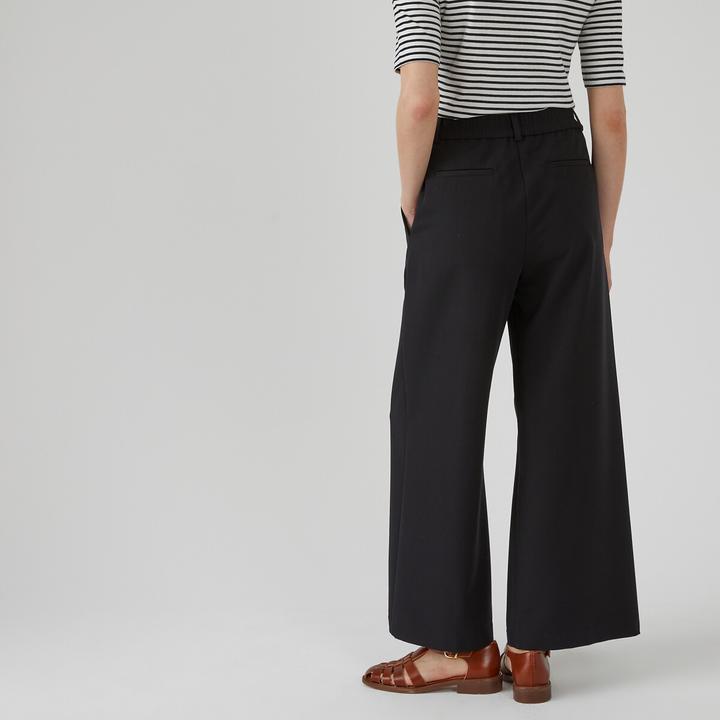 Actual product image La Redoute Collections Wide pleat trousers (32)