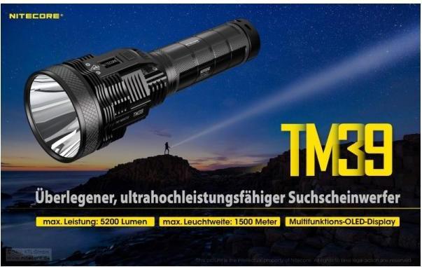 Immagine prodotto Nitecore TM39 - 5200 lumen (30 cm, 5200 lm)