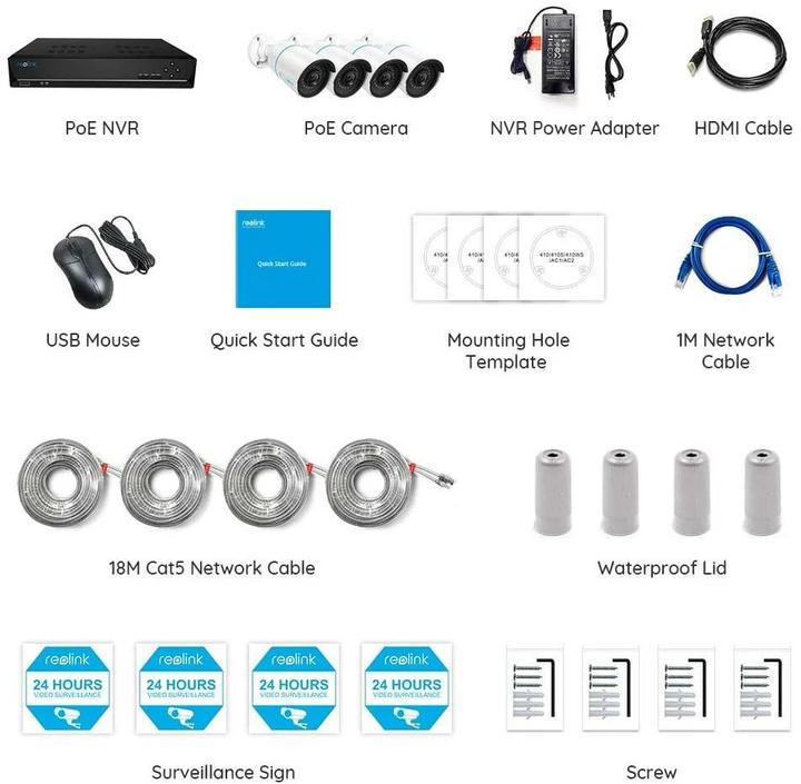 Image du produit Reolink RLK8- 410B4-A (3840 x 2160 pixels)