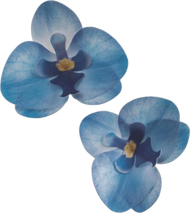 Actual product image Dekora Edible Decoration - Blue Orchid (10pcs) (10 x)