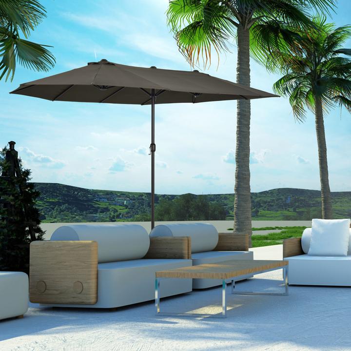 Immagine prodotto Outsunny Ombrellone con manovella (2.70 m)