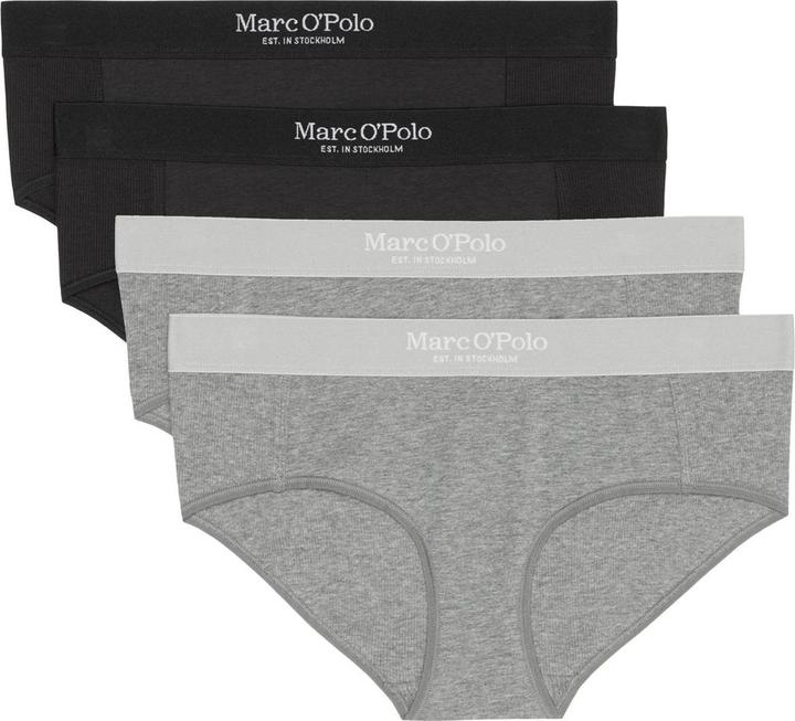 Actual product image Marc O'Polo 4er Pack Iconic Rib Hipster (M, pack of 4)