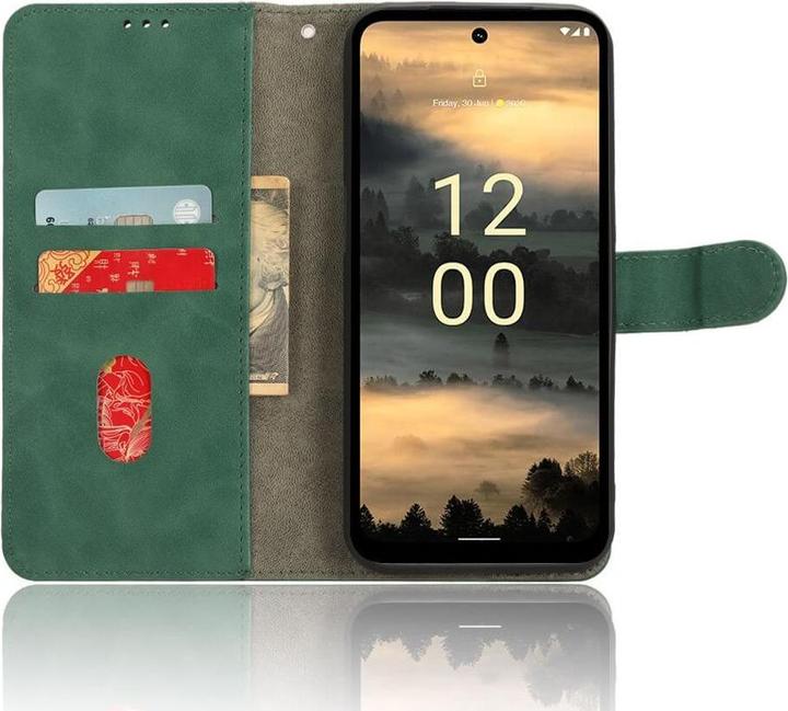 Immagine prodotto Cover-Discount Nokia XR21 - Custodia in pelle scamosciata verde (Nokia XR21)