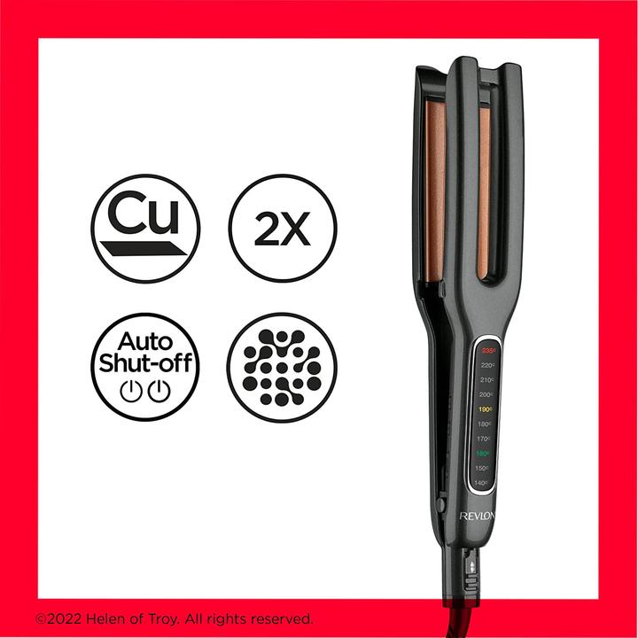 Actual product image Revlon Hair Straightener Double Straight RVST2204E (Straightening iron)