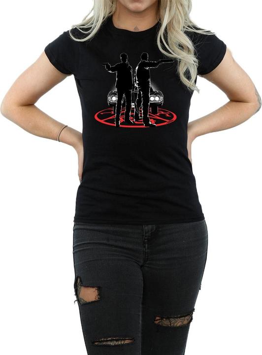 Immagine prodotto Supernatural Sam And Dean Silhouette Maglietta Donna (XL)
