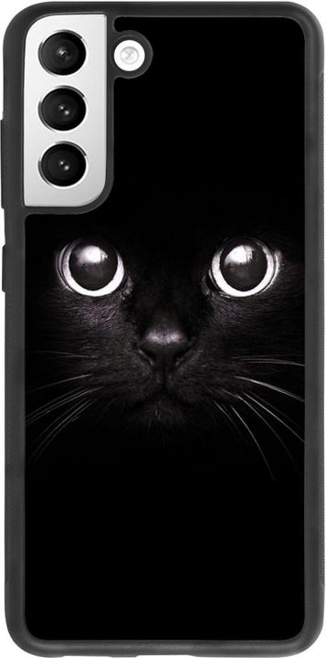 Immagine prodotto PhoneLook Coprire il silicone nero Occhi di gatto (Samsung Galaxy S21 FE 5G)