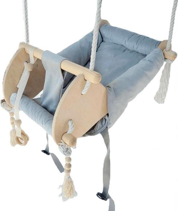 Produktbild Holzecke Babyschaukel Grau