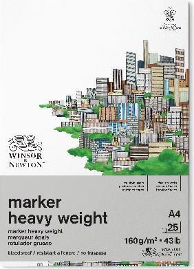 Actual product image Winsor & Newton Bleedproof paper A4, 160g, 25 pages (160 g/m², 25 x, A4)