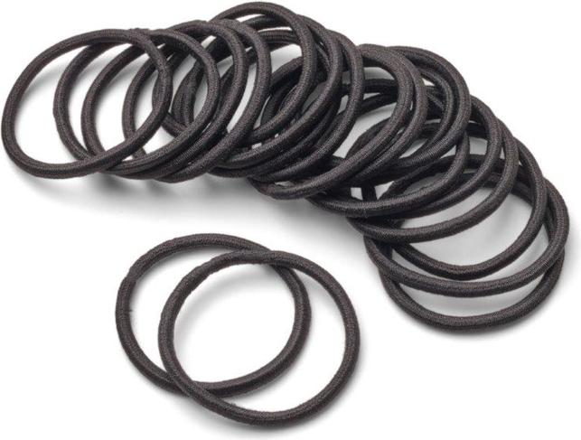 Trisa Haargummis dick 45mm schwarz 20 Stk. (Haargummi)