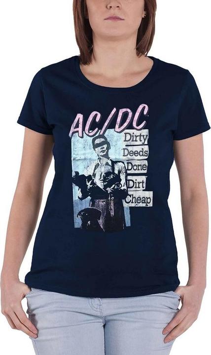 Produktbild AC/DC Womens/Ladies Dirty Deeds Done Dirt Cheap Vintage T-Shirt (S)
