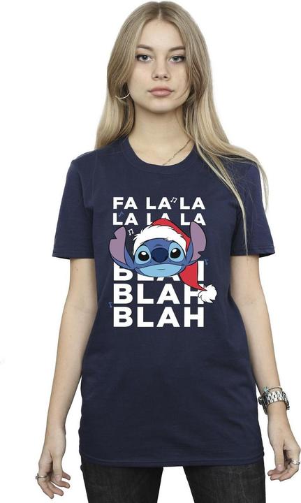 Disney Lilo And Stitch Christmas Blah Blah Blah TShirt (3XL)