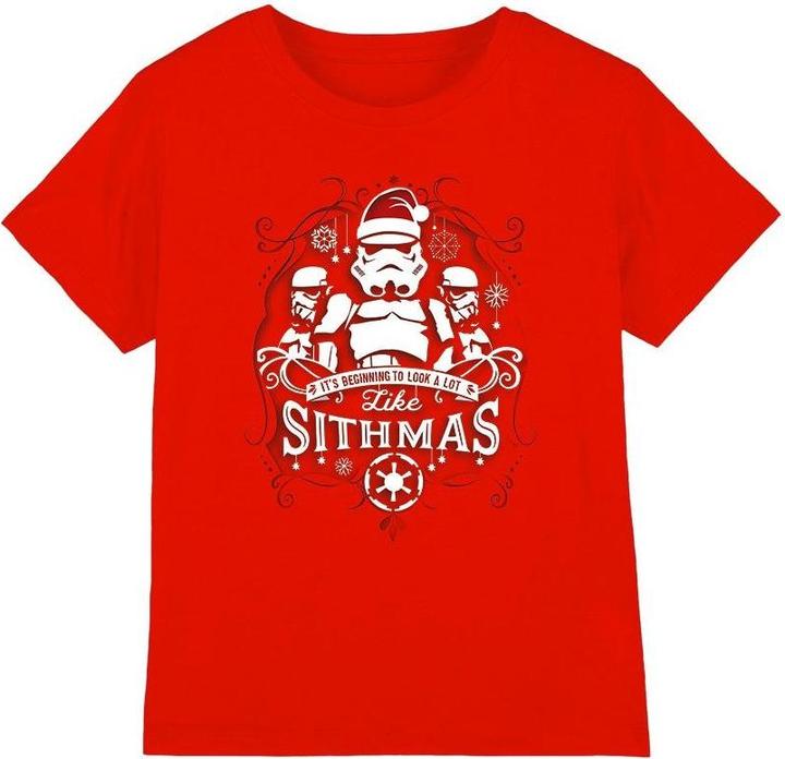 Actual product image Star Wars Childrens/Kids Beginning To Look A Lot Like Sithmus Christmas T-Shirt (128)