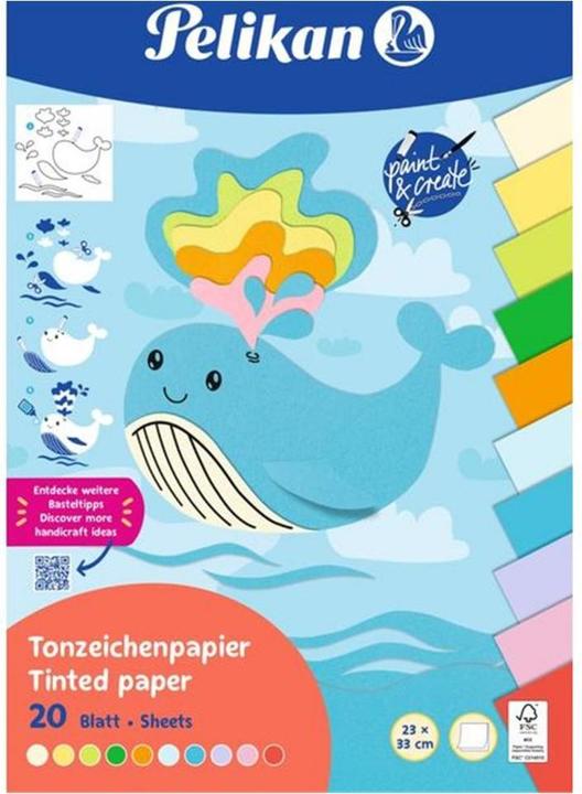 Image du produit Pelikan Bloc de papier toner TZPB, 20 feuilles, 23x33cm, Summer (120 g/m², 1 x)