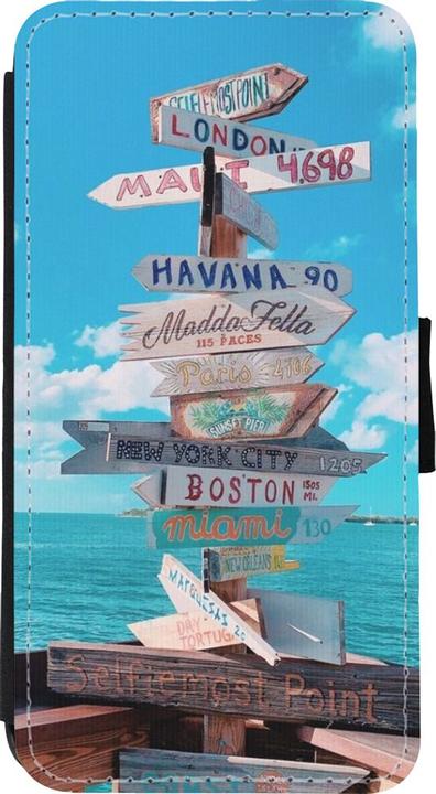 Actual product image PhoneLook Cover Wallet black Cool Cities Directions (Apple iPhone XS Max)