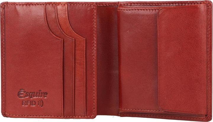 Actual product image Esquire Toscana wallet RFID protection leather 9 cm