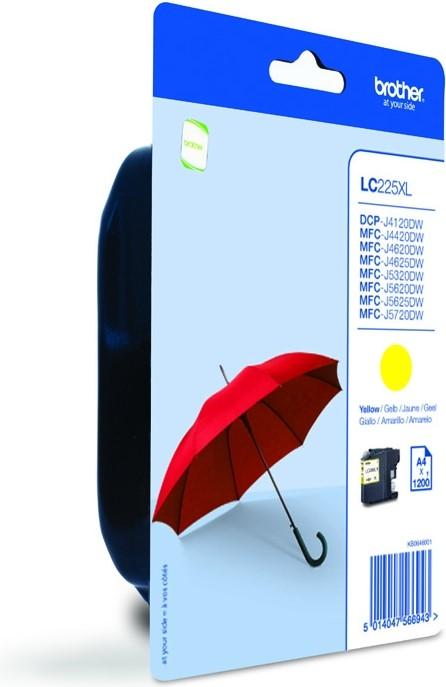 Actual product image Brother Lc-225xly (Y)