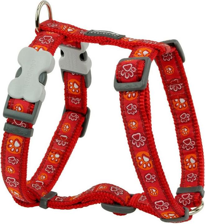 Produktbild Red Dingo Hundegeschirr Style Rot Fussabdruck eines Tieres 37-61 cm (L, Hund)