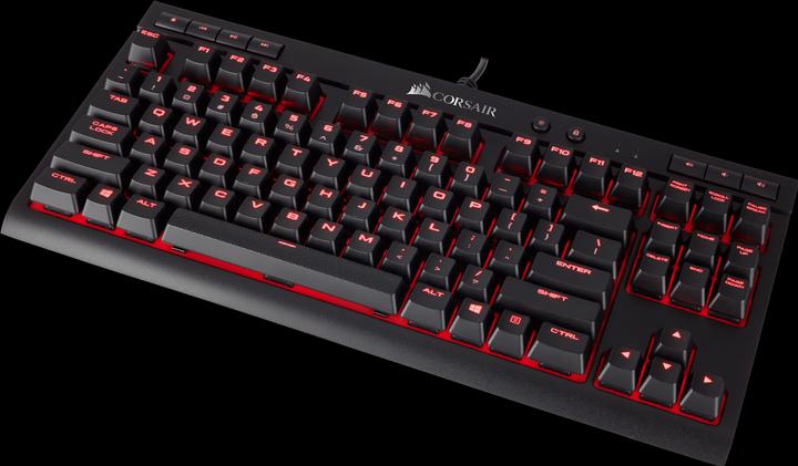 Actual product image Corsair Compact Mechanical Gaming Keyboard K63 Compact, CHERRY MX Red, ENG layout (US, Cable)