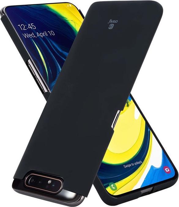 Productafbeelding Crong Gladde Skin Hoesje voor Samsung Galaxy A80/A90 (zwart) (Samsung Galaxy A80, Samsung Galaxy A90 5G)