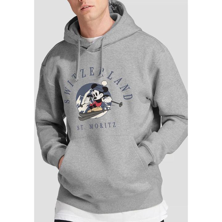 Actual product image Disney Mens Switzerland Mickey Mouse Hoodie (XXL)