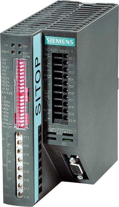 Siemens DC-UPS-MODULE 15A,SERIAL (360 VA, 360 W, Double convertisseur en ligne Onduleur)