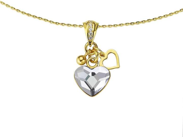 Produktbild Bijouteria Halsschmuck (Gold-Beschichtung (vergoldet), Silber 925, Premium Kristall, 47 cm)