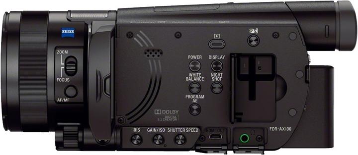 Actual product image Sony Fdr Ax100e (14.20 Mpx, 25p, 12 x)