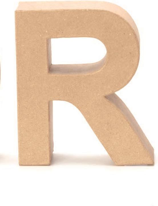 Image du produit Glorex Lettre R 17,5X5,5cm