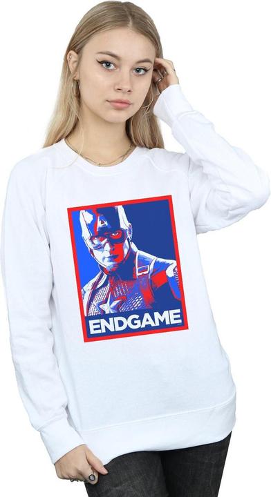 Avengers Endgame Captain America Poster Sweatshirt