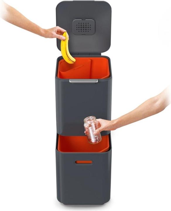 Produktbild Joseph Joseph Mülltrennsystem TOTEM COMPACT graphit (40 l)