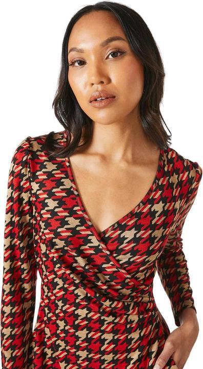 Image du produit Principles Vestito Midi Dente di Cane Avvolto Donna (36 D)