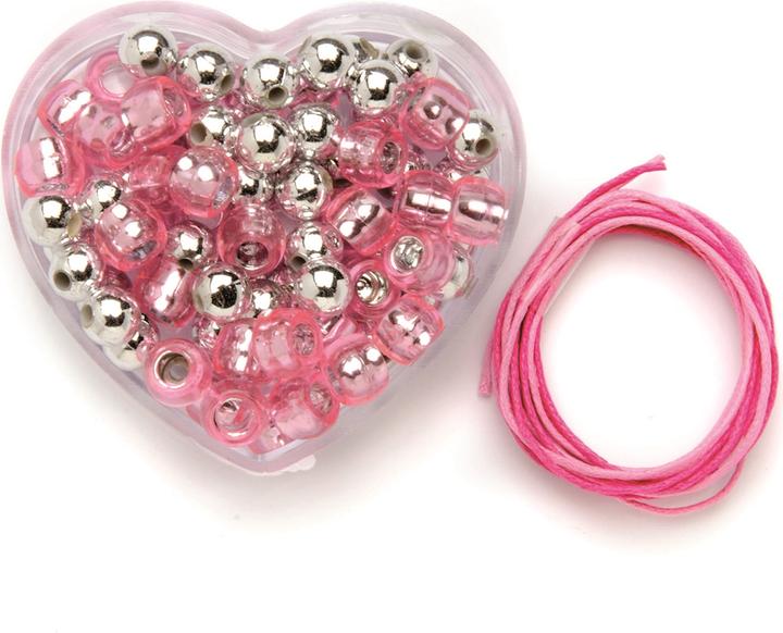Produktbild Glorex Kinderschmuck Kette rosa 6,5cmx6cmx3cm