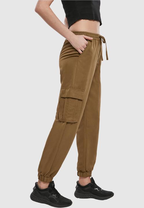Actual product image Urban Classics Ladies Viscose Twill Cargo Pants (S)